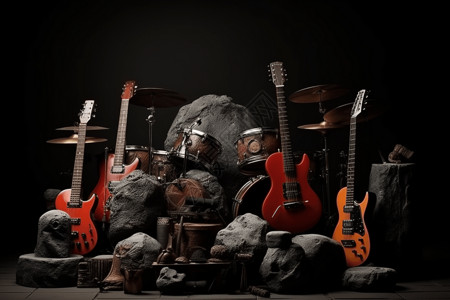 吉他摇滚摇滚乐器图片设计图片