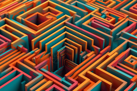 视错觉3D迷宫设计图片