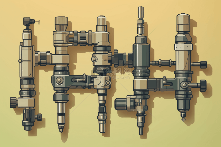 金属的喷油嘴图片