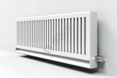 散热格栅白色的散热器设计图片