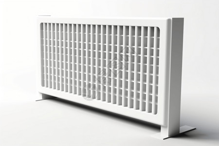 空调格栅白色的散热器格栅设计图片