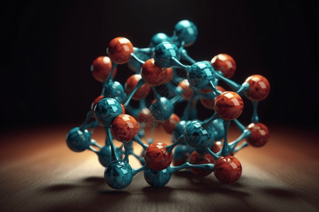 分子结构的模型图片