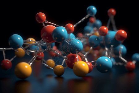 分子结构的可视化图图片