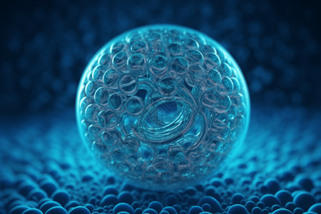 圆球形的细胞高清图片