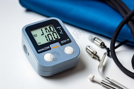测量脉搏测量血压和脉搏的血压计背景