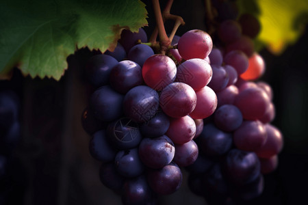 葡萄籽成熟的葡萄背景