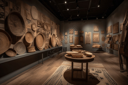 文旅ppt博物馆的历史展览场景设计图片