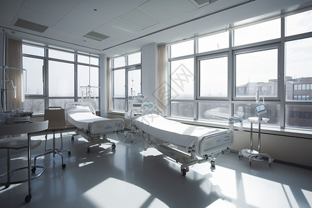 医院的康复室背景图片