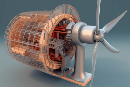 风力涡轮机结构图片