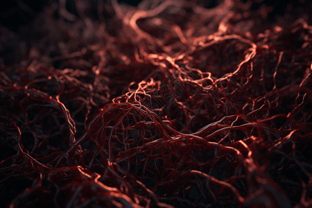 压力下的血管概念图图片