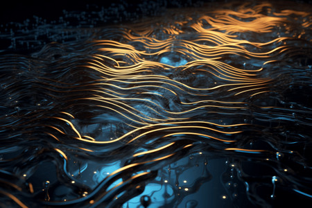 电路板二极管河流抽象概念图背景图片