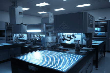 光学实验实验室光学表面轮廓仪概念图设计图片
