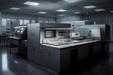 工业厨房实验室光刻系统设计图片