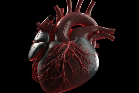 3D人类心脏模型图片