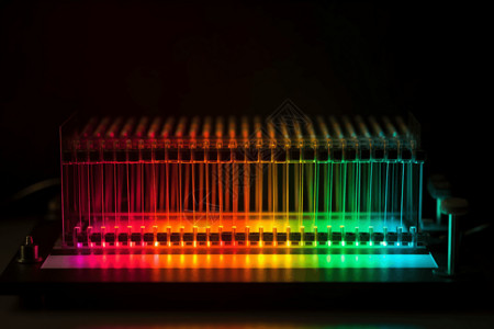 二极管彩虹电流变化概念图图片