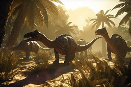 巨大的生物恐龙图片