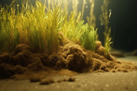 海藻特写藻类生物质设计图片