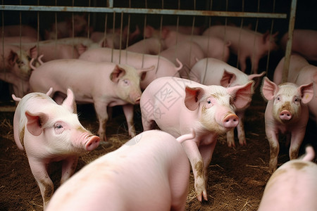 农场里的猪动物农猪高清图片