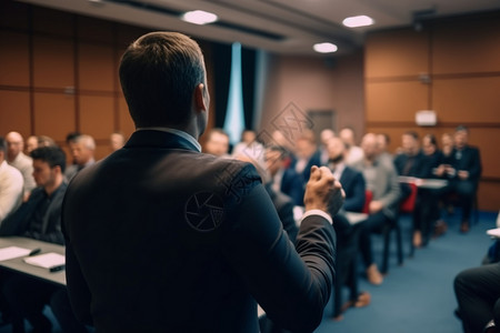 组织工会商务人士的会议背景