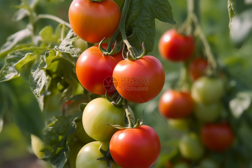 花园中的西红柿图片