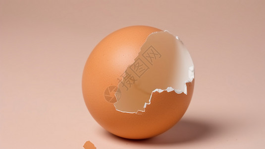 破蛋破碎的鸡蛋壳图片背景