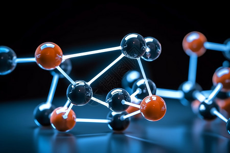 科学医疗分子模型图片