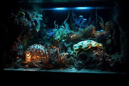 深海的生物模型图片
