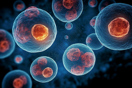胚胎干细胞概念背景图片