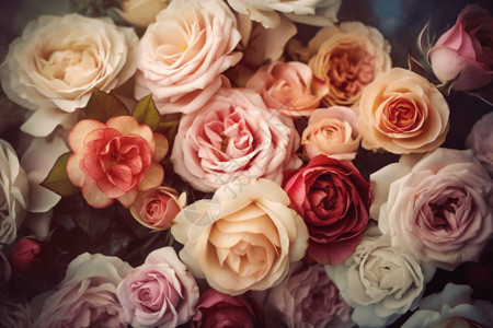 粉红玫瑰与各种粉红玫瑰设计图片