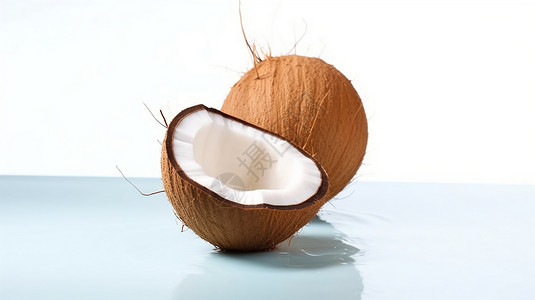 成熟的热带椰子图片