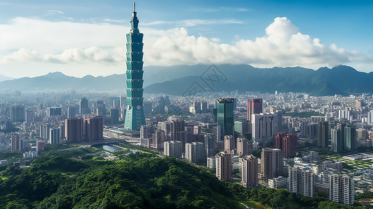 台北城市高楼建筑图片