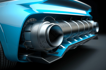 汽车尾气污染科技感汽车尾气设计图片