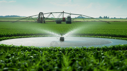田间灌溉系统图片