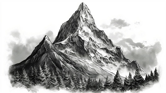 山峰背景图片
