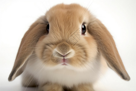 可爱垂耳兔背景图片