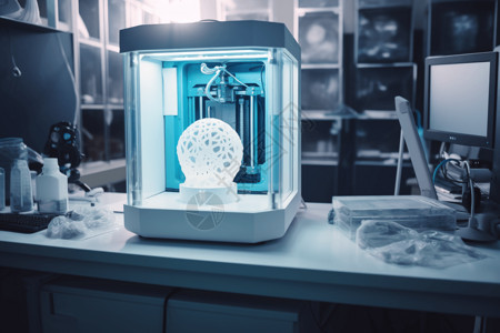 便携式打印机医学中的3D生物打印设计图片