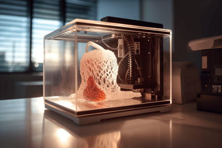 生物塑料未来生物组织打印技术设计图片