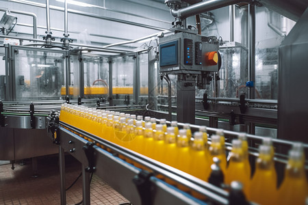 果蔬汁机械机器人生产线图片