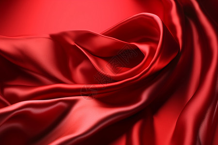 红色丝绸肌理背景图背景图片