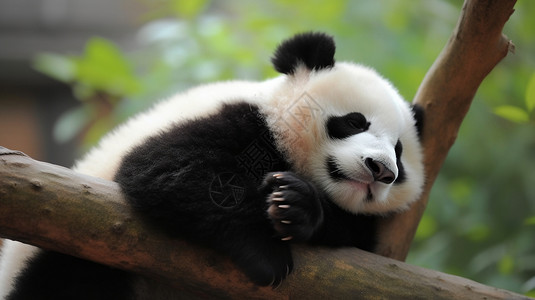 黑白可爱熊猫可爱的熊猫背景