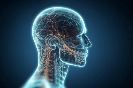 砭石疗法神经系统疾病展示设计图片