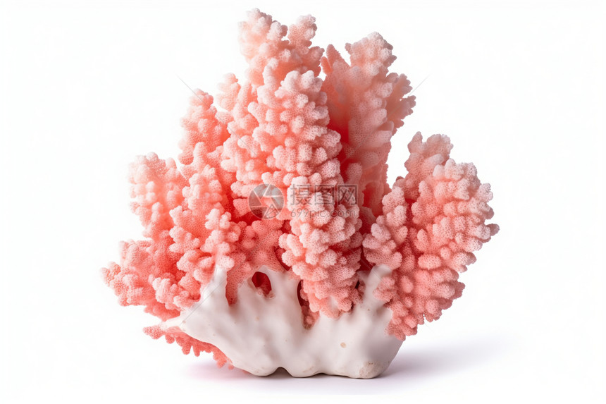 一个粉色的珊瑚图片