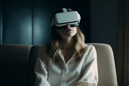 AI眼镜虚拟显示VR眼镜科技设计图片