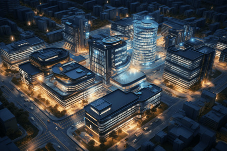 中心医院智能大型医疗中心建筑设计图片