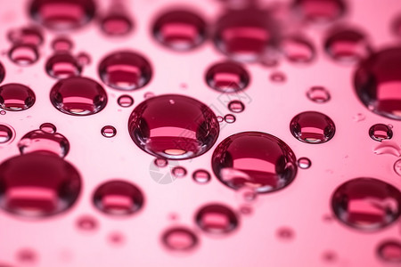 粉色抽象气泡背景图片