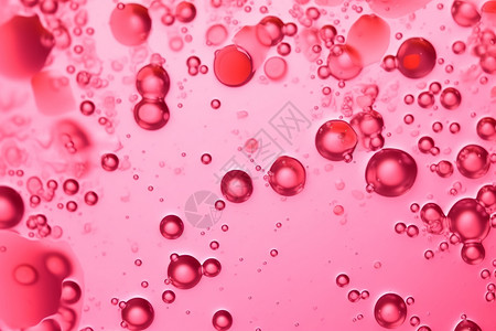 抽象粉色油滴背景图片
