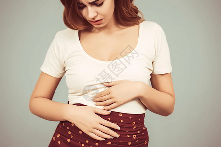 胃部疾病的人图片