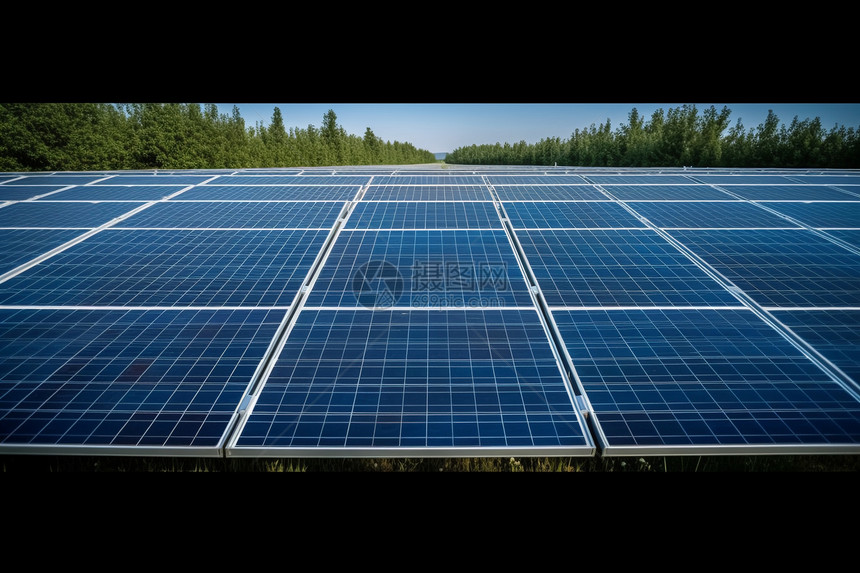 太阳能电池板概念图图片
