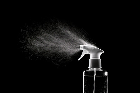 喷雾瓶喷洒液体设计图片
