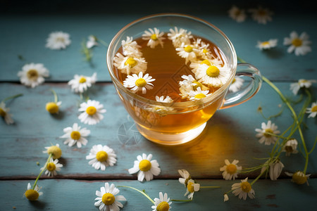 洋甘菊花茶图片